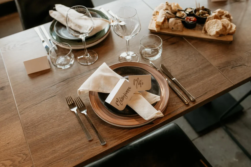 eten en drinken trouwen